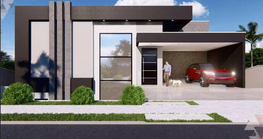 Casa térrea de alto padrão à venda em condomínio fechado.