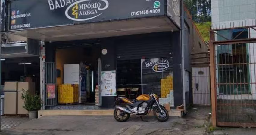 Salão comercial com casa nos fundos no centro de Terra preta