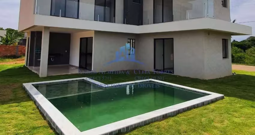 Casa em condomínio para venda em camaçari, 4 dormitórios, 4 suítes, 5 banheiros, 6 vagas