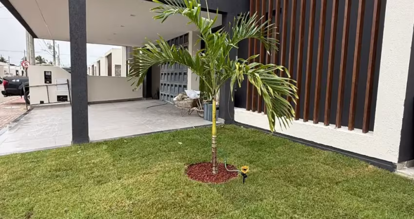 Linda casa reformada no condominio lantai com 3 suites e espaço gourmet