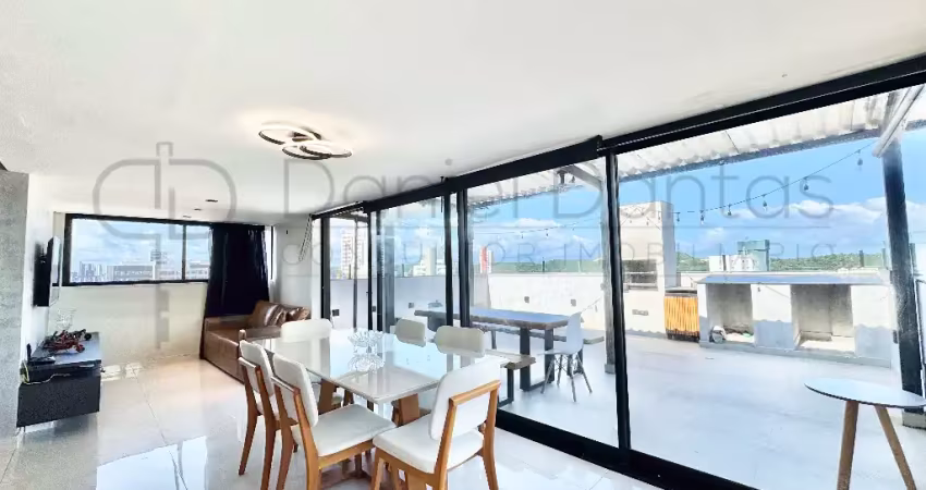 Cobertura linear em lagoa nova, com espaço gourmet, 100% planejada. oportunidade!