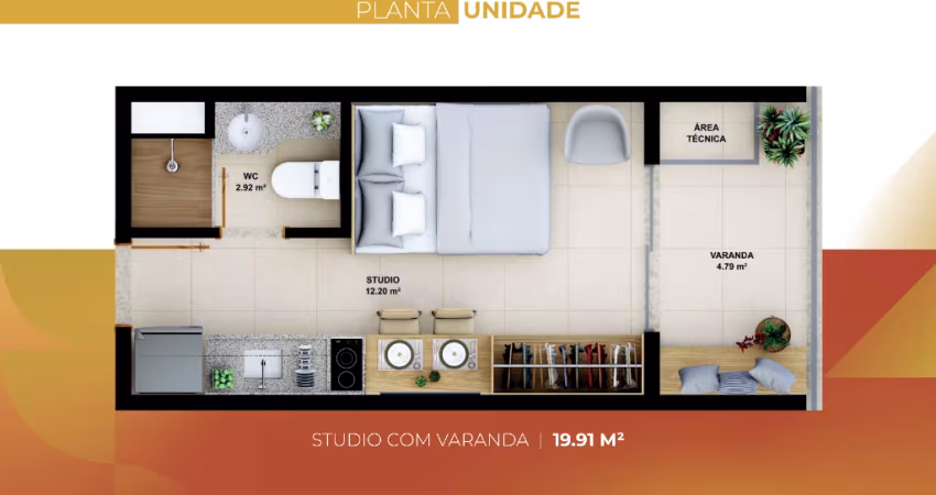 Lançamento de Studios no Jardim dos Namorados.