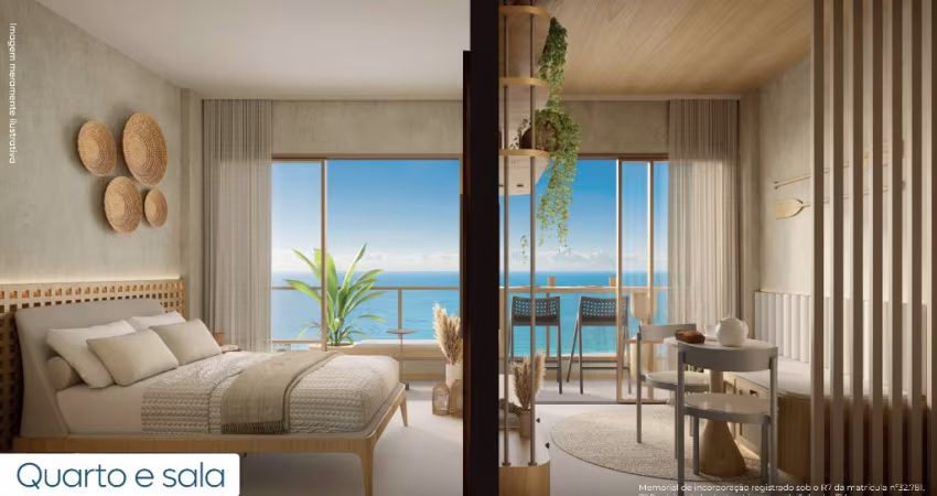 Lançamento Rivage Piatã, Studios, 1/4 e 2/4 com vista mar. Simplesmente lindo!!!