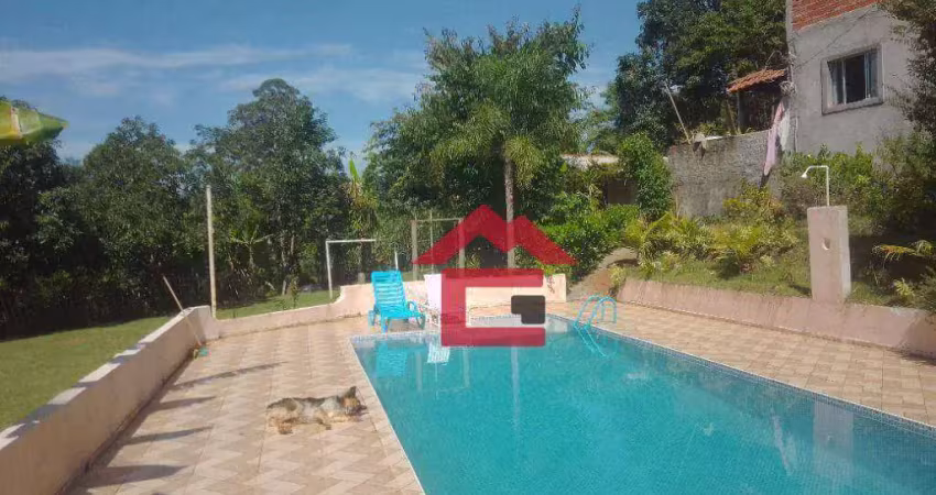 Chácara com 3 dormitórios à venda, 1112 m² por r$ 450.000,00 - jardim ana cristina (caucaia do alto) - cotia/sp