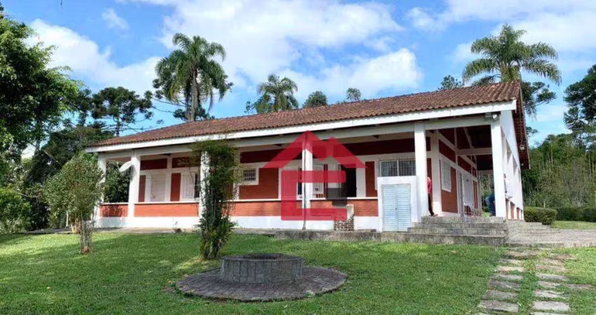 Sítio com 6 dormitórios à venda, 380000 m² por r$ 700.000,00 - loteamento vale florido - embu-guaçu/sp