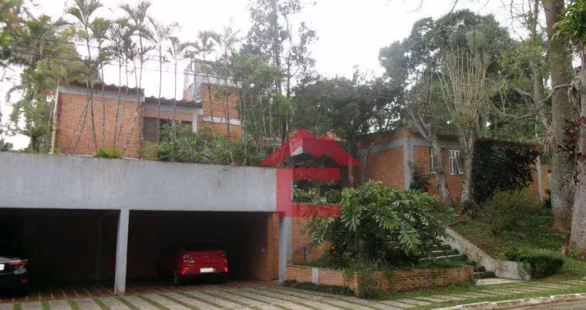 Casa com 4 dormitórios à venda, 394 m² por r$ 1.700.000,00 - chácara da lagoa - itapecerica da serra/sp