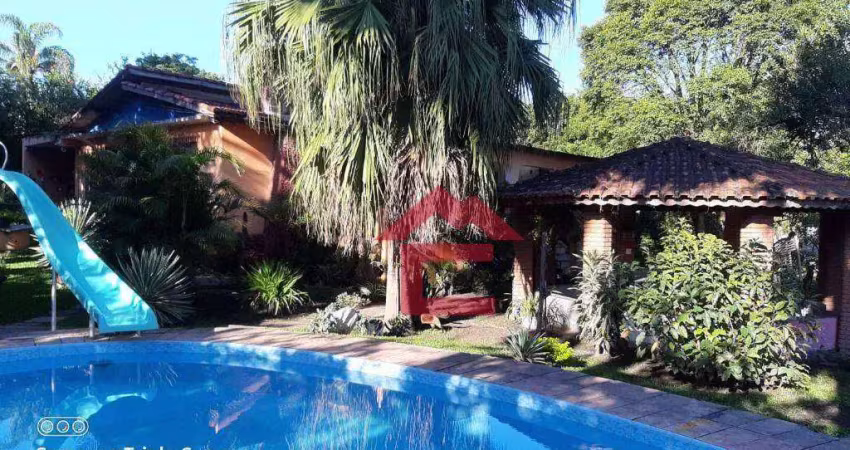 Chácara com 3 dormitórios, 2000 m² - venda por r$ 800.000,00 ou aluguel por r$ 4.000,00/mês - chácara do carmo - vargem grande paulista/sp