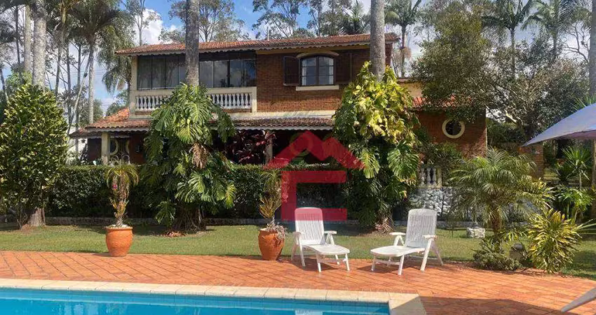 Chácara com 6 dormitórios à venda, 2.79900 m² por r$ 1.480.000 - roteiro do vinho - são roque/sp