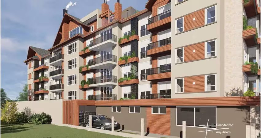 Apartamento 01 suítes com vaga e rooftop no centro de nova petrópolis