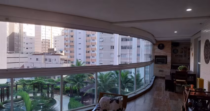 Apartamento alto padrão, 204 m², 4 dormitórios, varanda gourmet, Embaré.  ‌