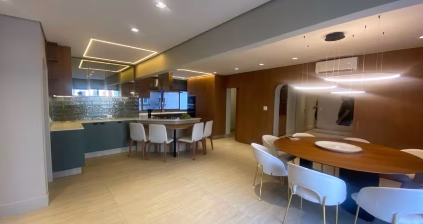 Apartamento retrofit 3 suítes, 257 m², varanda, no Gonzaga.