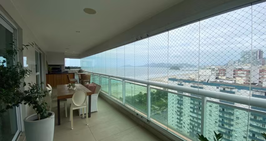 Apartamento alto padrão, vista mar, 360 m², 4 suítes, varanda gourmet no Gonzaga1
