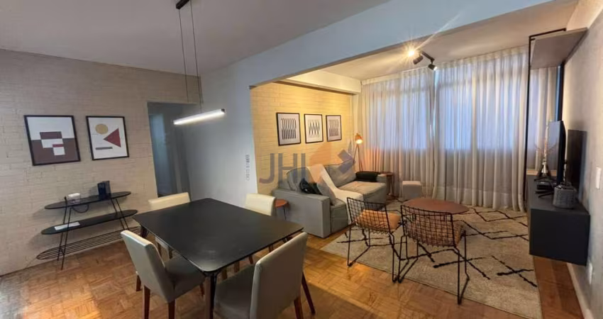 Apartamento semi- mobiliado com 90 m² no Jardim Paulista para locaçao