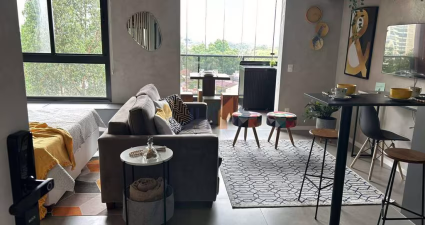 Studio mobiliado com 47 m² em Cerqueira Cesar para locação