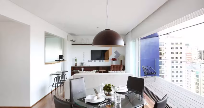 Apartamento de 95m² 2 quartos com 1 suíte 2 vagas de garagem com deposito na vila olimpia