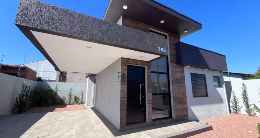 Casa à venda em São Leopoldo - Novos - Pronto para morar - Churrasqueira, Lareira, Cozinha Americana