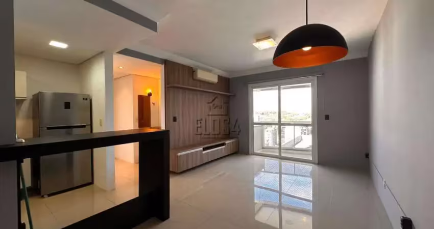 Apartamento com sacada e churrasqueira - semi mobiliado, centro -