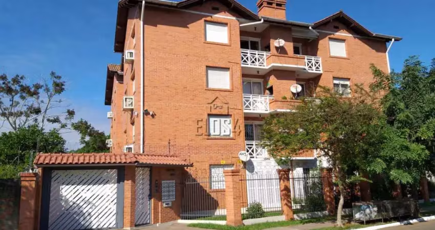 Imóvel semi mobiliado em são leopoldo: apartamento com vaga coberta e salão de festas