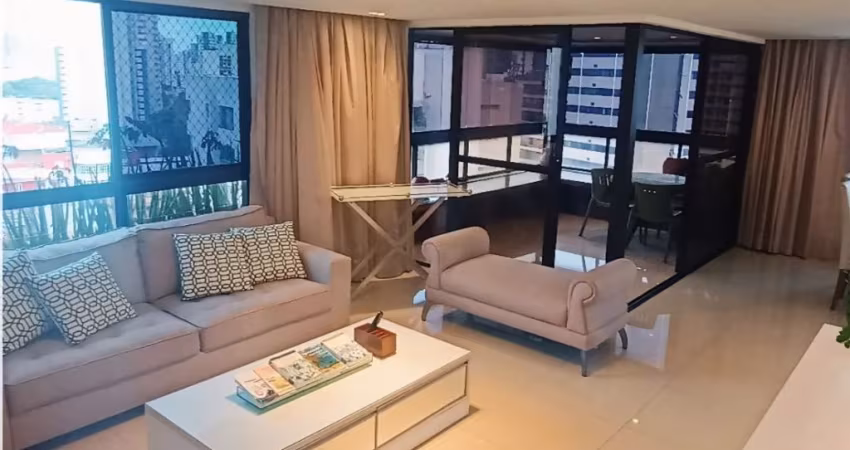 Apartamento Alto Padrão, decorado, à Venda nas Graças – 167,87m² | 4 Quartos | 2 Vagas | Vista Livre – Recife/PE
