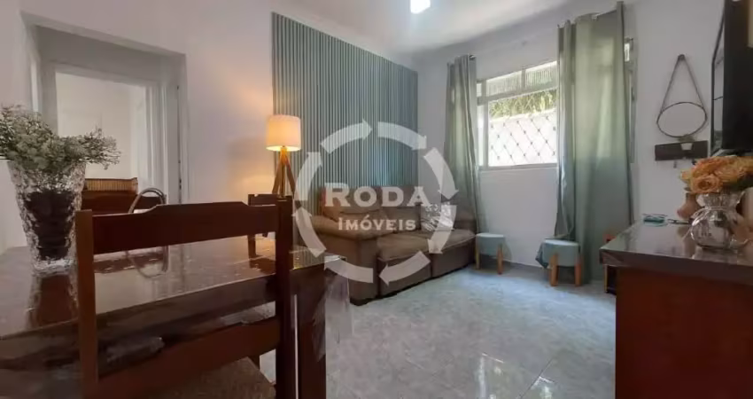 Apartamento térreo 2 dormitórios reformado à venda no embaré – santos/sp