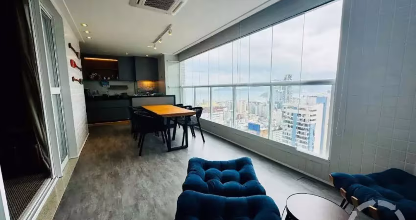 Apartamento à venda – 122m² | 3 suítes | 2 vagas demarcadas | castell di gonzaga – gonzaga, santos/sp