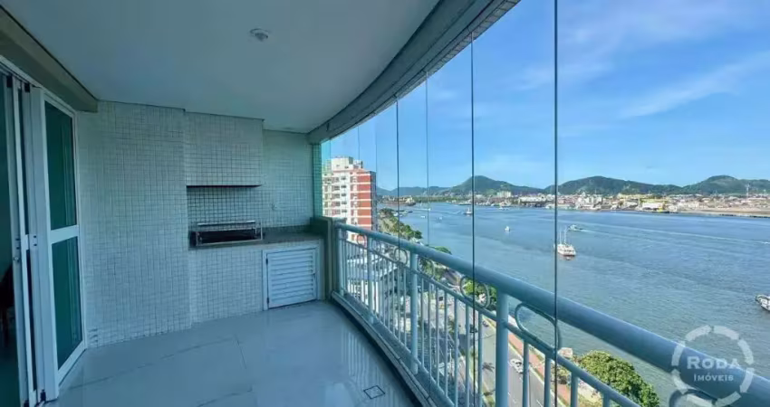 Apartamento de alto padrão com vista mar – jardins da grécia, ponta da praia – santos/sp