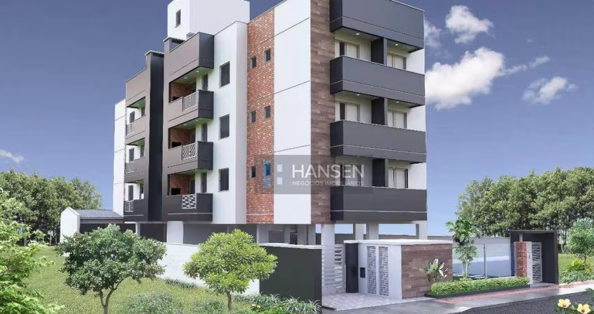 Apartamento com 1 suíte + 1  dormitório  à venda, 58 m² por R$ 349.466 - Costa e Silva - Joinville/SC
