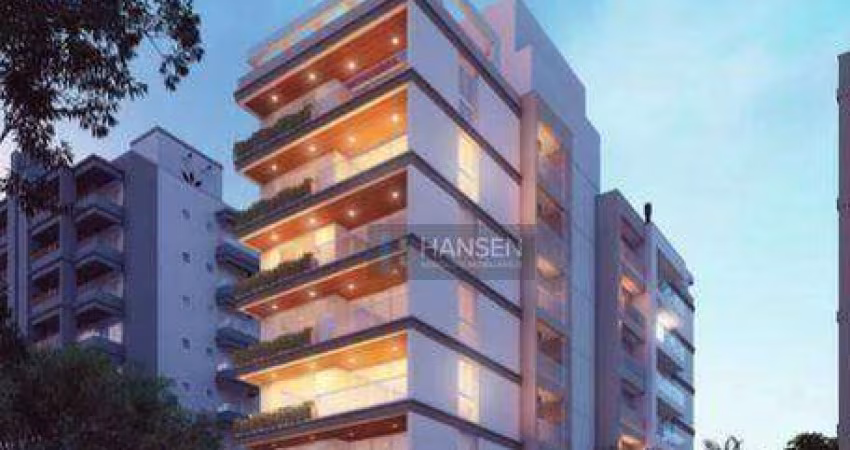 Apartamento com 1 suíte + 2  dormitórios à venda, 109 m² por R$ 1.049.417 - América - Joinville/SC