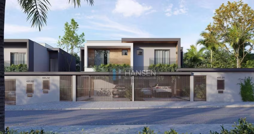 Sobrado com 3 suítes  à venda, 151 m² por R$ 1.133.441 - Glória - Joinville/SC