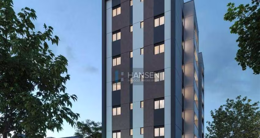 Apartamento com 1 suíte + 1  dormitório  à venda, 57 m² por R$ 402.528 - Saguaçu - Joinville/SC