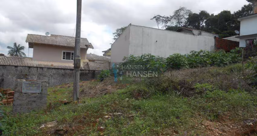 Terreno à venda, 257 m² por r$ 250.000,00 - petrópolis - joinville/sc