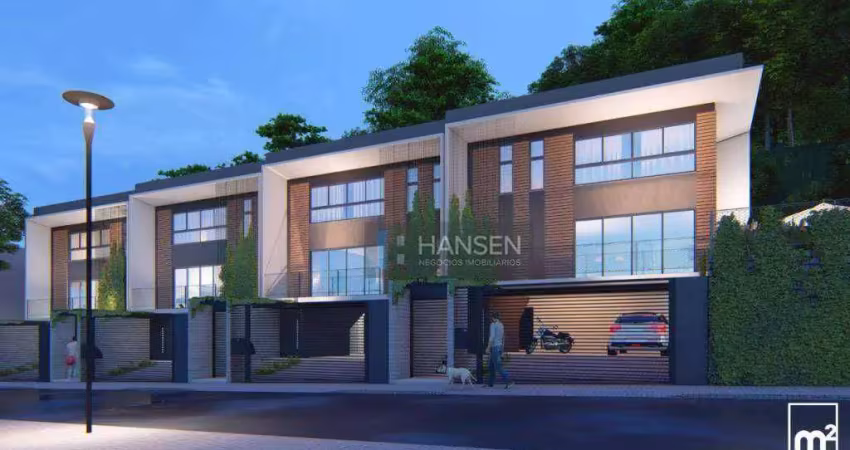 Sobrado com 3 suítes  à venda, 291 m² por r$ 2.405.459 - américa - joinville/sc