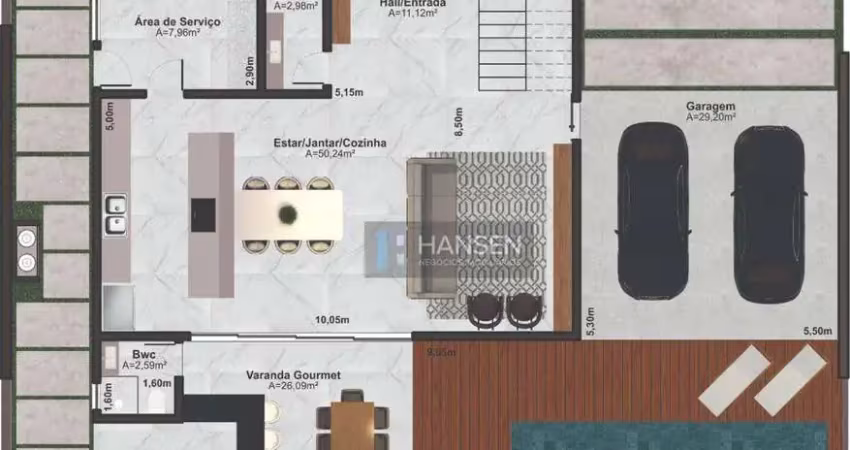 Sobrado com 3 suítes à venda, 270 m² por r$ 2.651.390 - américa - joinville/sc