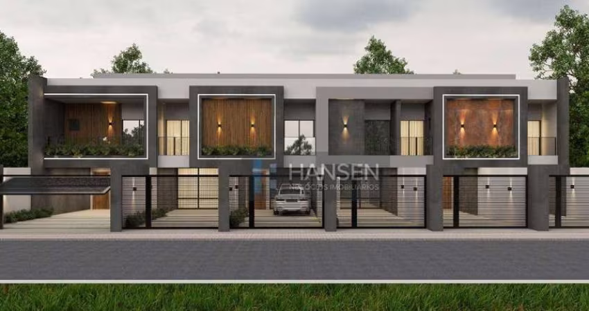Sobrado com 1 suíte + 2  dormitórios à venda, 113 m² por R$ 608.014 - Bom Retiro - Joinville/SC