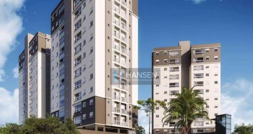 Apartamento com 1 suíte + 2  dormitórios à venda, 74 m² por R$ 712.930 - Glória - Joinville/SC