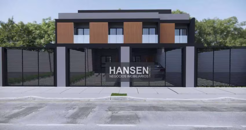 Sobrado/Geminado com 2 suítes  à venda, 103 m² por R$ 580.000 - Costa e Silva - Joinville/SC