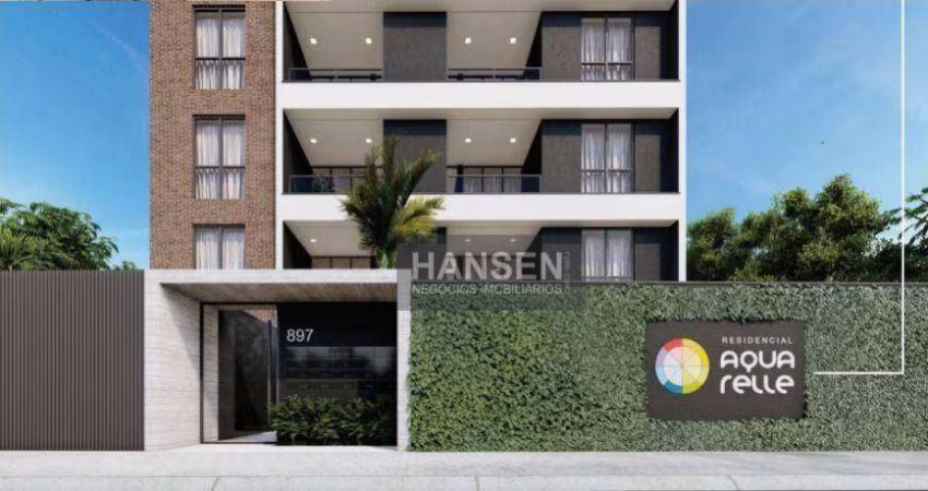 Apartamento com 1 suíte + 2  dormitórios à venda, 93 m² por R$ 583.518 - Floresta - Joinville/SC