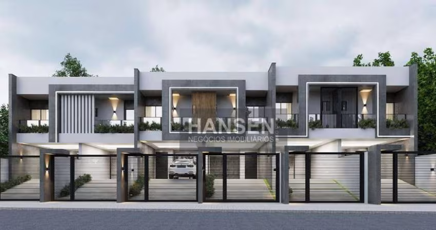 Sobrado com 1 suíte + 2  dormitórios à venda, 105 m² por R$ 660.000 - Bom Retiro - Joinville/SC