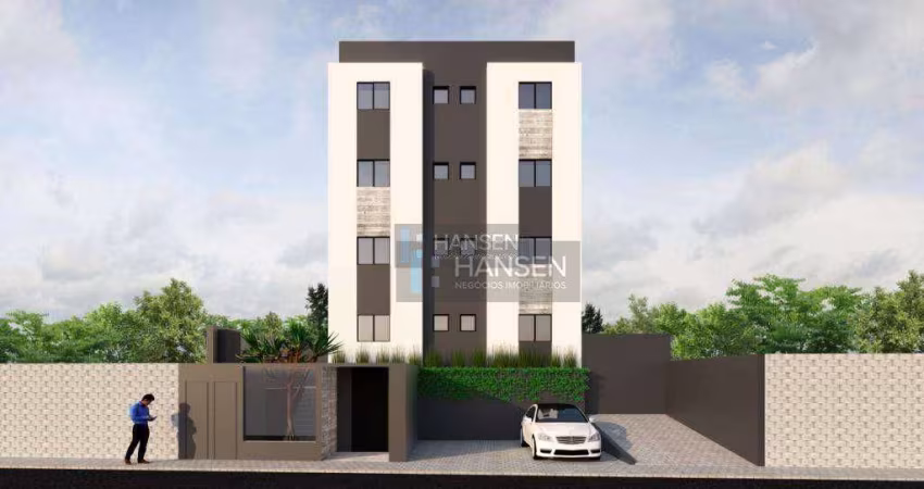 Apartamento com 1 suíte + 1 dormitório  à venda, 53 m² por R$ 365.356 - Atiradores - Joinville/SC
