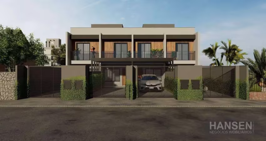 Sobrado com 1 suíte + 2  dormitórios à venda, 102 m² por r$ 559.000 - floresta - joinville/sc