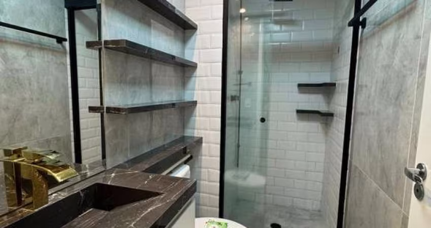 apartamento com 2 quartos no Monte Alegre em Taboão da Serra, uma vaga de garagem, mobilhado