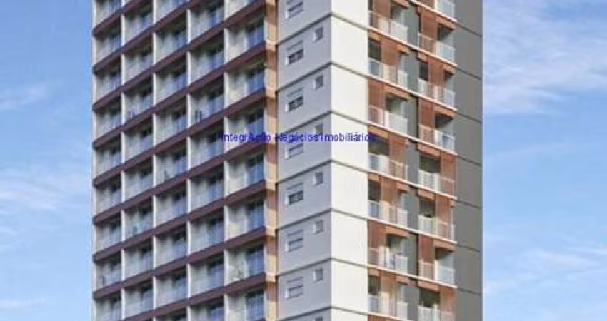 Apartamento Studio 29m², 01 dormitório e 01 banheiro; (Fotos ilustrativas, entrega Prevista para Abril/2025)  Condomínio com portaria, churrasqueira