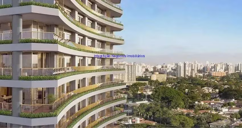 Apartamento cobertura 291m², 03 dormitórios (sendo suítes), 05 banheiros e 04 vagas de garagem
