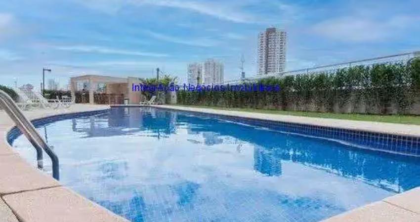 Apartamento 65m², 02 dormitórios (sendo 01 suíte), 02 banheiros e 02 vagas de garagem.  condomínio com portaria, segurança, piscina