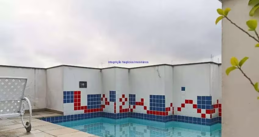 Apartamento mobiliado 27 m², 01 dormitório, 01 banheiro e 01 vaga na garagem.  condomínio com piscina, sala de ginástica e lavanderia.  excelente