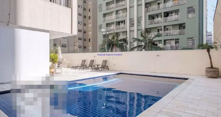 Apartamento 140m², 03 dormitórios (sendo 01 suíte), 02 banheiros e 01 vaga.  condomínio com segurança, portaria,  piscina, churrasqueira
