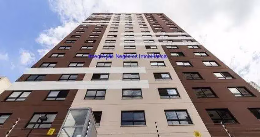 Apartamento studio 30m², 01 dormitório e 01 banheiro.  condomínio com portaria, segurança,  churrasqueira, brinquedoteca, playground, salão de jogos
