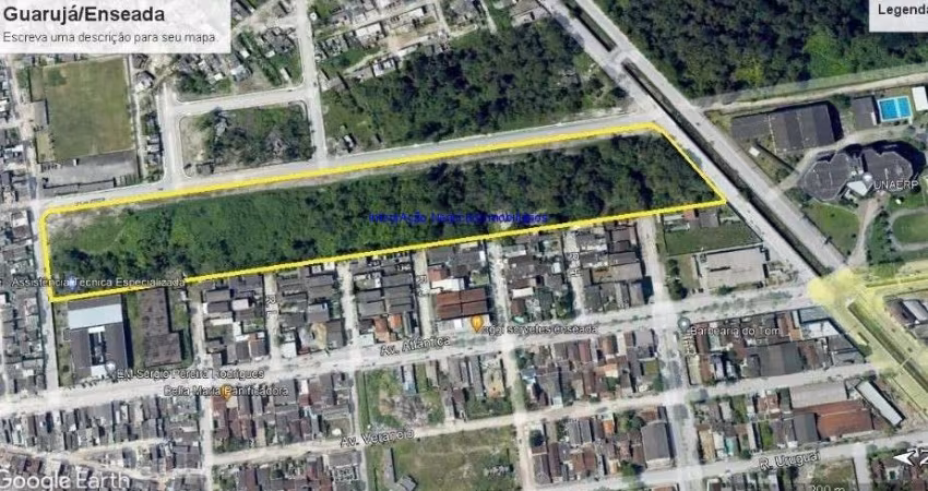 Terreno 47.627.00m².  Excelente localização  entre as Avenidas Dom Pedro I e Avenida Atlântica.