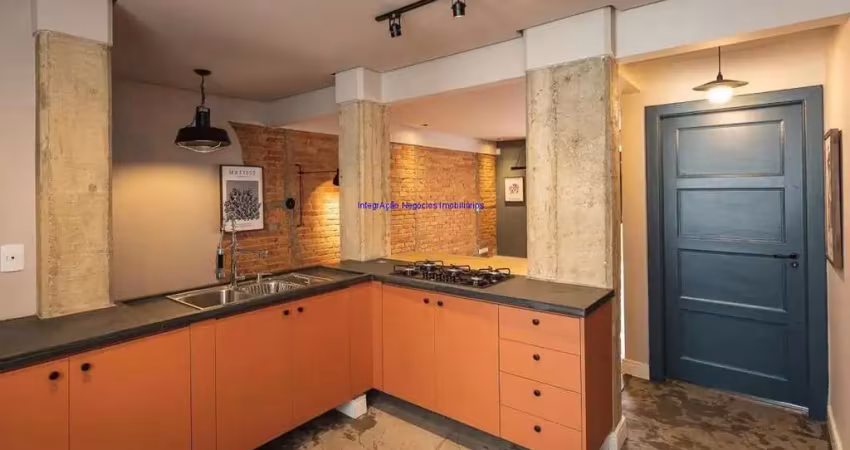 Apartamento 78m², 01 dormitório e 01 banheiro.  condomínio com portaria, segurança 24hrs.  excelente localização