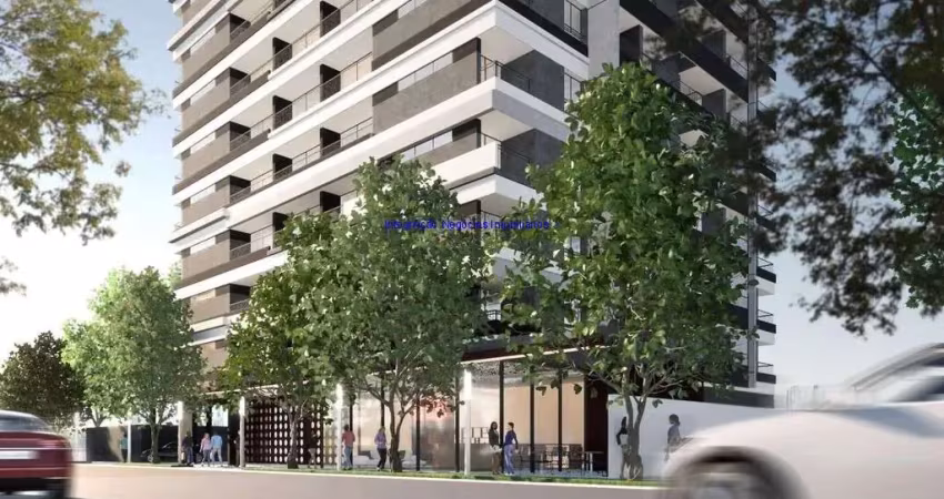 Apartamento studio 24m², 01 dormitório e 01 banheiro; (fotos ilustrativas, previsão de entrega para fevereiro/2024). condomínio com portaria